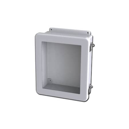 Saginaw Control & Engineering Quick release Padlock Latch Electrical Enclosures, 13.41 in H, 5.21 in D, 11.43 in W SCE-1210FW